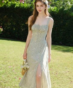 Textured Feather Midi Dress