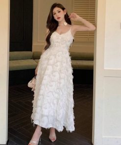 Off-Shoulder Classic Midi Dress